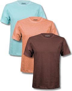 Nouveau T-shirt vintage d'été pour homme, coupe classique, tissu Dobby en polyester/coton lavé, manches classiques, unisexe, séchage rapide - Product Image 4