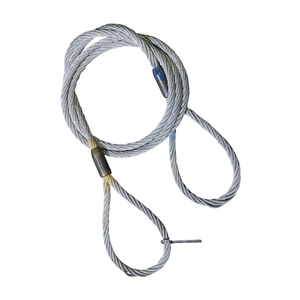 Eslinga de cable de acero de alta resistencia de dos patas, capacidad de 2 toneladas, diámetro de 4 mm a 40 mm, a la venta por exportadores - Product Image 3