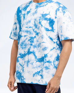 New Premium Quality 100% Cotton Men's Short Sleeves T-Shirt Oversized Fit Hip Hop O-Neck Plus Size Casual <b>Tie</b> Dye Men's T Shirt - Product Image 6