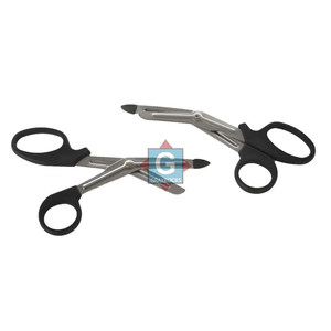 Ciseaux à pansements utilitaires en acier inoxydable de haute qualité, conception robuste pour infirmières, ambulanciers, premiers secouristes et paramédicaux - Product Image 3