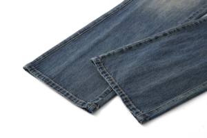 Custom Waterproof Breathable Eco-Friendly Slim Fit Straight-leg Streetwear <b>Denim</b> Jeans Ripped Detail Spandex/Cotton <b>Material</b> - Product Image 3