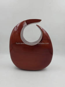 Monedero de mano de madera ecológico Vintage informal clásico sostenible para uso nocturno de bodas y fiestas - Product Image 3