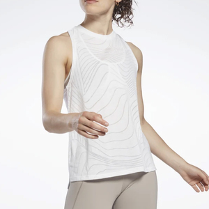 Camiseta deportiva personalizada para yoga, top sin mangas para mujer, para entrenamiento en el gimnasio, de alta calidad, con impresión de logotipo personalizado, ligera. - Product Image 1