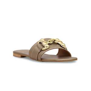 Zapatilla deportiva formal dorada FR8121 - Product Image 2