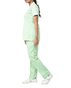 Conjuntos de Uniformes Médicos de Alto Rendimiento para Enfermeras, Uniformes Clínicos Personalizados Unisex de Poliéster y Spandex de Manga Corta para Hospital - Product Image 2