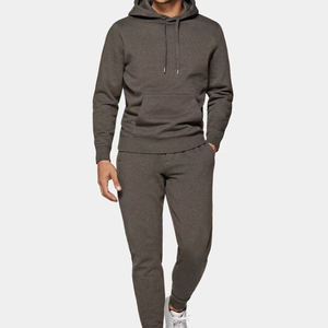 Sudadera con Capucha Deportiva Informal para Hombre, Diseño Personalizado, 100% Algodón, Felpa Transpirable, Cintura Elástica, Estampado Sólido - Product Image 4