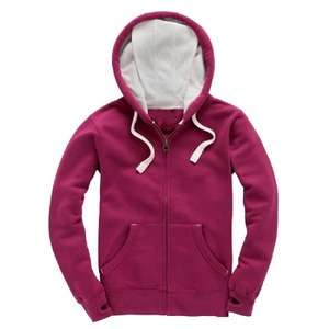 Sudadera con capucha de invierno para mujer, bordada, de forro polar, a cuadros, con cremallera, talla grande, transpirable - Product Image 2