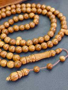 Rosario Islámico de Madera Pulida Ecológica de Primera Calidad, Hecho a Mano, para la Oración Diaria Musulmana (Zikr/Dhikr) - Product Image 4