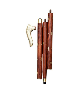 Handmade Brass Handle <b>Walking</b> Cane Wooden <b>Walking</b> <b>Stick</b> Elegant Handcrafted Wood Cane with Decorative for Everyday <b>Walking</b> - Product Image 6