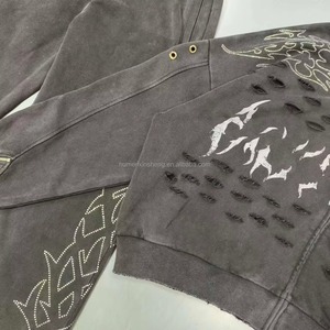 Fabricant en gros d'ensembles de survêtements personnalisés OEM, usine de vêtements de sport à marque privée, fournisseur de tenues d'entraînement athlétique pour commandes en gros - Product Image 3