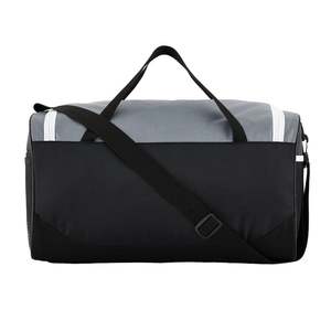 Bolsa Deportiva de Poliéster con Cierre de Cremallera, Negra y Gris, para Ejercicio, Fitness, Viajes, Impermeable, con Compartimento para Zapatos - Product Image 4