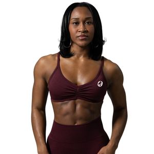 Sujetador Deportivo para Mujer con Tirantes Ajustables, Color Marrón, Cómodo, de Secado Rápido, Elástico, para Fitness, Yoga, Entrenamiento y Ejercicio - Product Image 1
