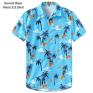 Camisa de Playa para Hombre, Manga Corta, Informal, Ropa de Verano - Product Image 2
