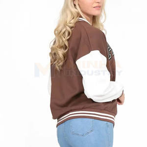Veste Letterman pour femmes de haute qualité, nouveau look 2026, coutures durables, fabriquée au Pakistan - Product Image 3
