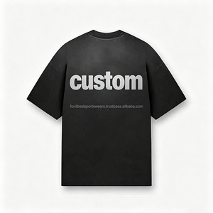 Camiseta de Manga Corta para Hombre, Corte Regular, con Logotipo Personalizado, Estilo Urbano, Cuello Redondo, Tejido de Algodón, Diseño Frontal Ecológico - Product Image 3