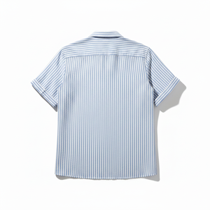 เสื้อเชิ้ตผู้ชายพรีเมียม ผ้าฝ้ายเจอร์ซีย์ 100% ระบายอากาศได้ดี พิมพ์ลาย สำหรับฤดูร้อน แขนสั้น คอวี ทรงปกติ เป็นมิตรกับสิ่งแวดล้อม - Product Image 5