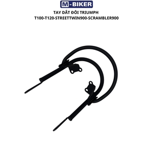 M-Biker T100-T120 Portaequipajes Trasero de Doble Tubo para Motocicleta, Alforjas Laterales, Material 22, Autopropulsado, 12 Meses de Garantía - Product Image 3