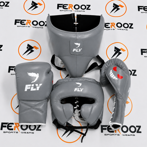 Conjunto Profesional de Boxeo y Sparring, Color Morado, Cuero Vacuno Genuino, Equipo de Protección para Entrenamiento - Product Image 6