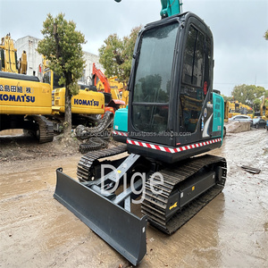 Mini-excavatrice Kobelco SK75 SK60 d'occasion 2018-2022, 6 tonnes, moteur Yanmar d'origine japonaise, pompe hydraulique, capacité de la benne de 0,22 m³, testée - Product Image 4