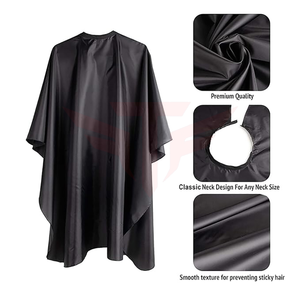 Luxury Custom Logo Eco-Friendly Polyester Waterproof Oversized Salon Barber <b>Hairdressing</b> <b>Cape</b> - Product Image 4