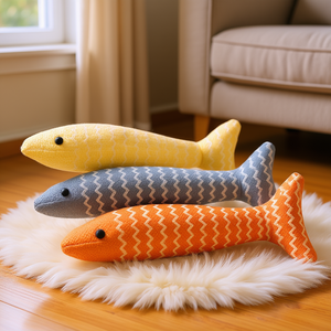 Juguete de tela con hierba gatera premium de 20 cm para gatos - Product Image 3