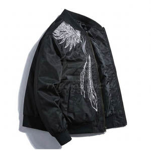 Chaqueta Sukajan de Satén Premium con Bordado y Diseño Personalizado, Ropa Exterior Informal de Moda Urbana - Product Image 6