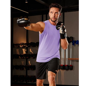 100% Top High Quality <b>Comfortable</b> Fit Gym Workout Men Tank Top Customized Logo Men Tank Top for Sale - Product Image 5