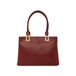Bolso Tote de Cuero Genuino Marrón de Alta Calidad para Mujer, Bolso de Mano Espacioso y Lujoso para Oficina y Uso Diario, Logotipo Personalizado, OEM, Venta al Por Mayor - Product Image 1