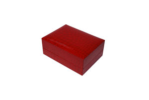 Caja Expositora de Anillos Rectangular de Gran Capacidad con Diseño de Cocodrilo, Doble Apertura y Diseño de Almacenamiento con Diez Ranuras 148x109x58mm - Product Image 2