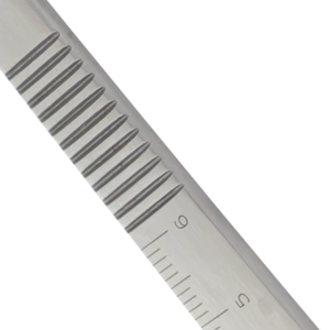 # 3 mangoes para bisturí con escala, de acero inoxidable, soporte para hojas quirúrgicas dentales, instrumento de medición, herramienta de precisión reutilizable - Product Image 6