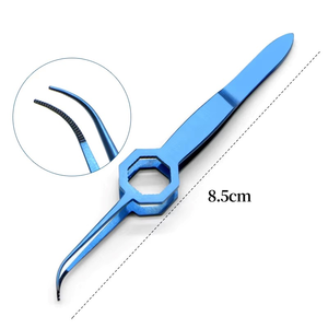 Pinzas Oftálmicas Microscópicas de Alta Calidad, de Acero Inoxidable y Aleación de Titanio, con Patrón Horizontal, Instrumento de Precisión - Product Image 2