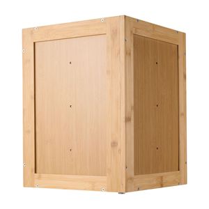 Contenitore per Pane in Bambù a Doppio Strato di Grande Capacità, Portapane da Cucina in Stile Rustico - Product Image 1