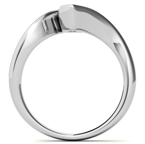 Bague Solitaire de Luxe en Moissanite Certifiée Taille Marquise 10x5mm, Plaqué Or Blanc sur Argent Sterling 925, pour Fiançailles, Mariage et Cérémonie Nuptiale - Product Image 4