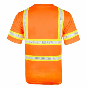 Cheap Price Lightweight Design Reflective T shirt Quick-Dry Material Hi Vis Reflective Safety Workwear <b>Tshirt</b> - Product Image 2