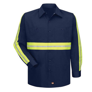 Camiseta Polo de Seguridad Reflectante de Alta Visibilidad para Hombre, Ropa de Trabajo 100% Poliéster, Nailon y Spandex, Logotipo y Color Personalizados - Product Image 1