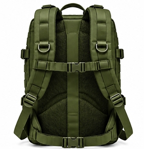 Mochila Táctica Verde Oliva, Mochila Molle con Parche de la Bandera de EE. UU., Bolsa de Asalto de Nailon para 3 Días - Product Image 5