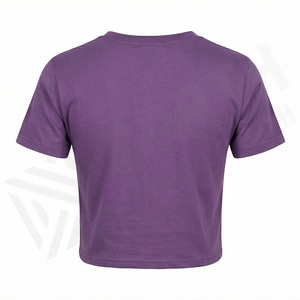 เสื้อยืดครอปผู้หญิงสีสันสดใสสไตล์ฮิปฮอป ผ้าฝ้ายย้อมสีแบบไทได ทรงพอดีตัว แฟชั่นลำลองสำหรับฤดูร้อน - Product Image 2