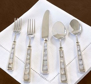 Elegant Green <b>Marble</b> Handle Stainless Steel Flatware <b>Set</b> High Mirror Polish Dishwasher Safe Wedding Party Use - Product Image 4