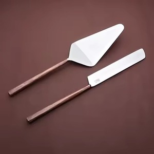 Home <b>Cake</b> Tool Set Metal <b>Cake</b> Knife and Server Stainless Steel <b>Slice</b> Server Dessert Set - Product Image 1