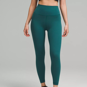 Leggings Deportivos de Cintura Alta en Spandex y Nailon, Pantalones de Yoga Transpirables para Fitness, Ropa Deportiva Cómoda de Cintura Media - Product Image 3