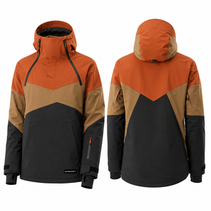 Veste softshell d'hiver à capuche pour homme, isolée en polaire, imperméable, respirante, anti-UV, séchage rapide, fermeture éclair Polartec - Product Image 2