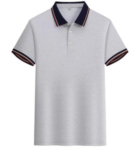 T-shirt décontracté pour homme de haute qualité, en polyester tricoté, à manches courtes, séchage rapide, avec impression personnalisée sur le devant, style golf de luxe - Product Image 5