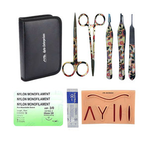 Advance Surgical <b>Kits</b> With Tweezers Forceps Scalpel Handle Suture Practice Surgical Instruments Surgical Medic Instruments Tools - Product Image 1