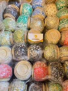 โถไม้ไผ่ลายเปลือกมุก ทำจากตัวโถไม้ไผ่และฝังเปลือกมุก สำหรับเก็บของใช้ในบ้านและตกแต่งบ้าน ผลิตในเวียดนาม - Product Image 6