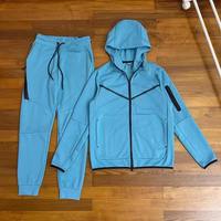 Ensemble de survêtement blanc à capuche, manches longues, fermeture éclair, pantalon à cordon de serrage, unisexe adulte, respirant, en polyester, vêtements de sport