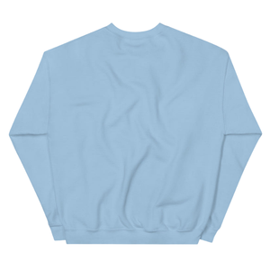 Sweat-shirt à col rond bleu foncé et rose avec motif, pull en molleton doux bleu clair à manches longues, unisexe, décontracté, vêtement de mode d'hiver - Product Image 2