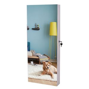Porta appesa a parete in PVC con chiusura a porta porta per gioielli con chiusura a specchio per specchio e specchi da bagno categoria di prodotto - Product Image 1