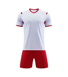 Ensemble d'uniformes de football sublimés respirant, kit d'équipe durable d'uniforme de football de couleur dégradée personnalisé complet Ki à séchage rapide - Product Image 3