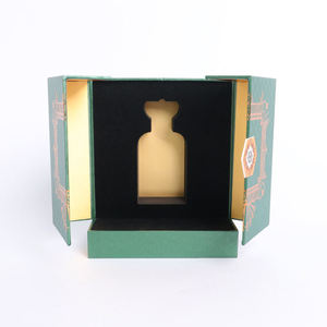 Custom <b>Cardboard</b> Perfume <b>Boxes</b> Gold Foil Stamping & Gold Velvet Lining Luxury Cosmetics Packaging <b>for</b> High-End Brands - Product Image 4