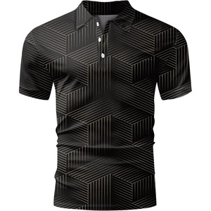 100% Polyester Comfortable Sublimated Polo Shirt for Men Customized GSM Uniform Polo Shirts - Product Image 5